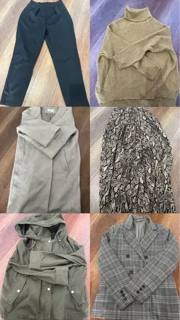 가을 겨울 의류 여성용 묶음 판매 12점 플러스 모자