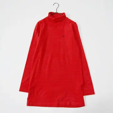 언타이틀 스포츠 벨로아 느낌 보더 모크넥 셔츠 M 사이즈