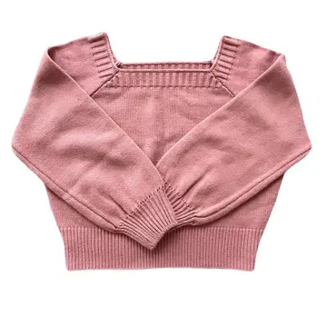 긴팔 니트 핑크