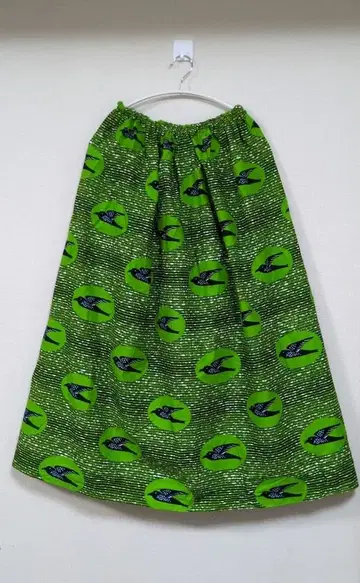 크리스마스 세일 아프리칸 롱 개더 스커트 제비 No.384