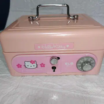 헬로키티 토트 금고 핑크