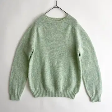 새상품급 HARLEY OF SCOTLAND 스코틀랜드제 울 니트 스웨터