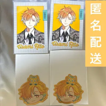 우사미 리토 GRAY x ACCENT 폴라로이드풍 카드 스티커