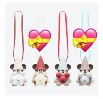 디즈니 크리스마스 리루린린 캡슐 토이 2종 세트