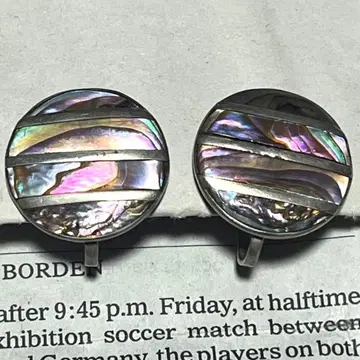 MEXICO 925 귀찌 쉘 멕시코제 멕시칸 주얼리