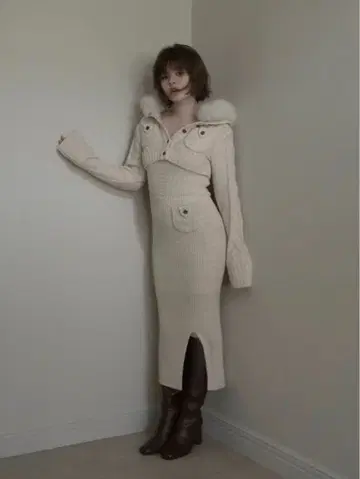 Nara hood set dress AM1720