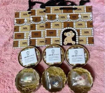 미사용 더피 Q-pot 백 참 디즈니 15주년 세트