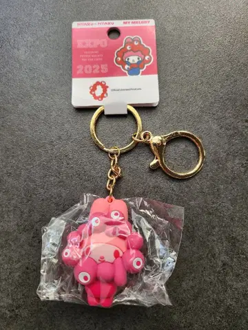 산리오 미야쿠미야쿠 최애 컬러 키링 마이멜로디