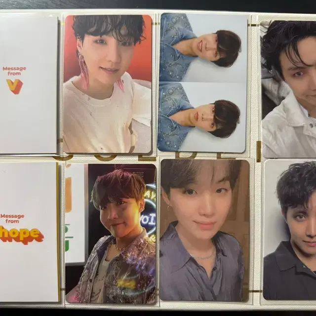 일괄 급처)방탄소년단 뷔 제이홉 슈가 포카 일괄 버터 맵솔 잭인더박스