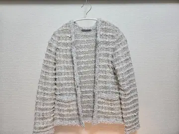 theory luxe 가디건 038 화이트 실버