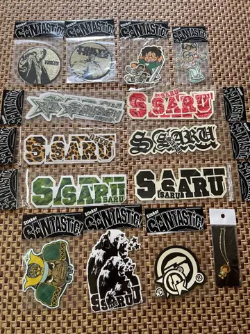 SANTASTIC! 스티커 13종 세트 하심 목걸이 미사용 새상품