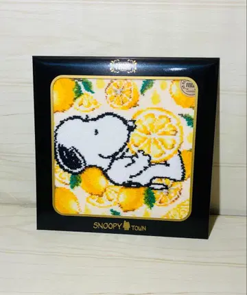 FEILER x SNOOPY 타월 손수건 레몬 패턴 완판템