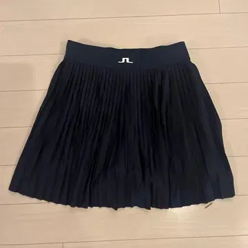 네이비 플리츠 스커트 여성용 골프