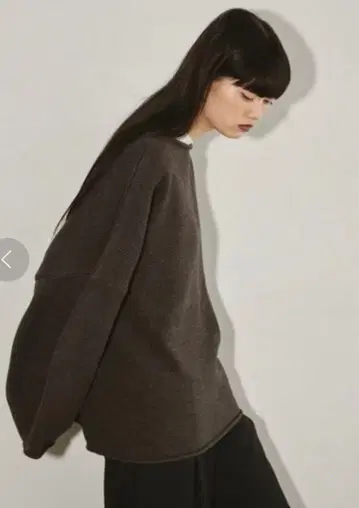 TODAYFUL 보트넥 오버 니트 차콜 그레이