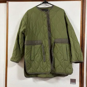 relume 퀼팅 자켓 올리브 그린