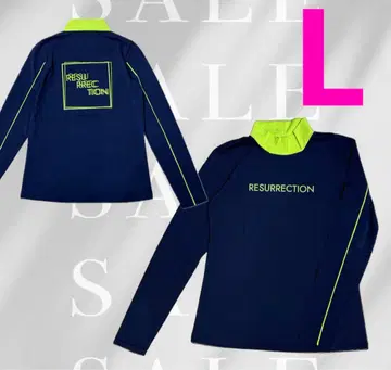 [ 새상품 ] 레자렉션 골프 여성용 긴팔 모크넥 네이비 L