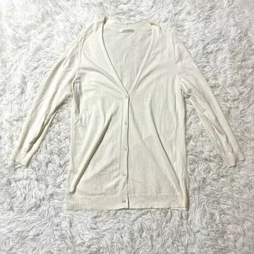 [DoCLASSE] 가디건(L) 아이보리 무지 심플 얇은 소재 넉넉한