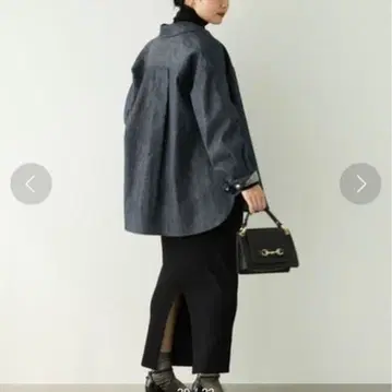 BABYLON 바빌론 인디고 데님 셔츠