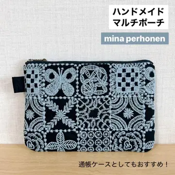 핸드메이드 파우치 통장 파우치 소품함 미나 페르호넨 foresttile
