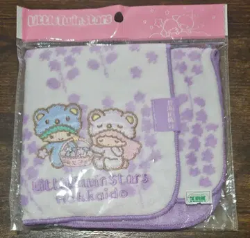 새상품 리틀트윈스타 키키라라 타월 손수건 홋카이도 한정