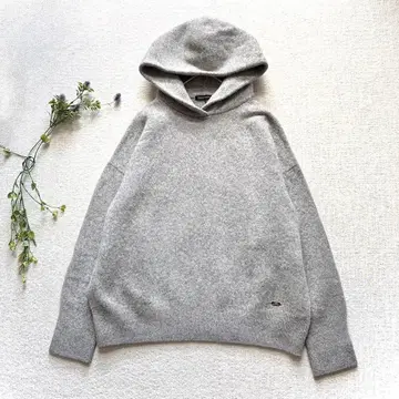 [컨디션 최상] 23구 펠트 니트 후드티 울 정가 26,700엔