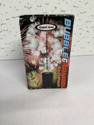 버블 불꽃놀이 사운드 플래시 샤봉 비눗방울