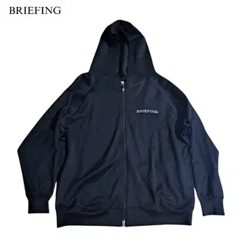 브리핑 리커버리 후드티 집업 후드티 블랙 L