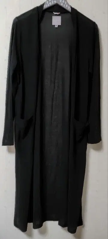 SOU SOU 롱 가디건 블랙