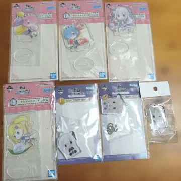 리제로 아크릴 스탠드 & 쵸코놋코 아크릴 밤 세트