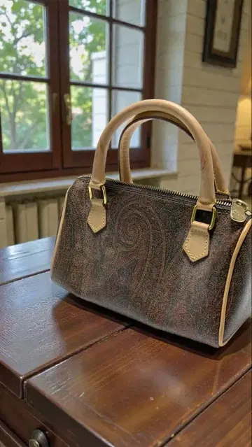 ETRO 에트로 미니 보스턴 백 2way 숄더 포함 레어