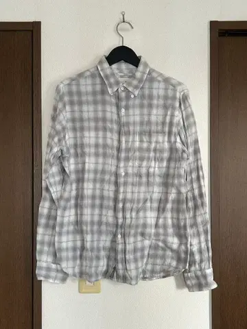 EDIFICE 긴팔 체크 셔츠