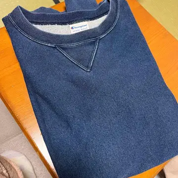 Champion Reverse Weave 데님 블루 L 사이즈 챔피온