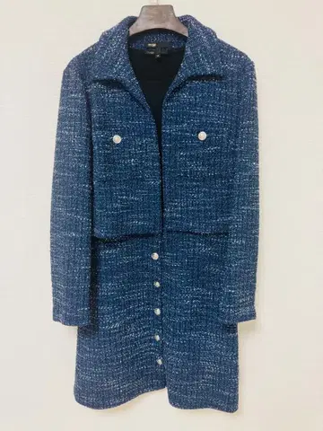 maje 네이비 트위드 셋업 38