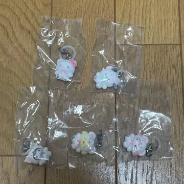 산리오 캐릭터즈 메지루시 액세서리 복슬복슬 스노우 4세트