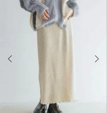 샤이니 벨로아 타이트 스커트