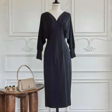 herlipto Cache Coeur Jersey Midi Dress