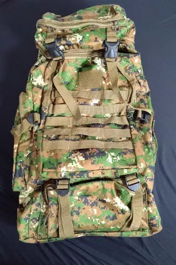 페가수스 스윙스 80L 백팩 방수 스크래치 방지 캔버스 카모 패턴