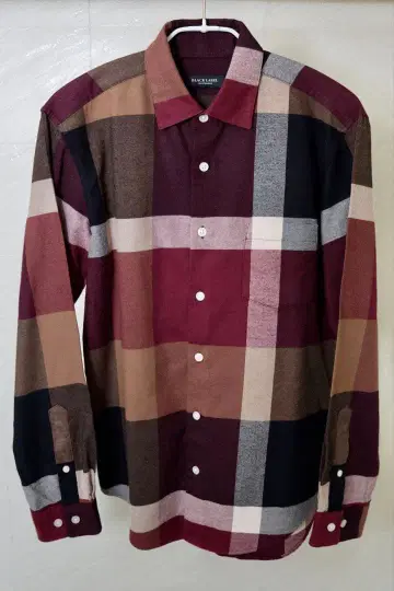 BLACKLABELCRESTBRIDGE 플란넬 빅 스케일 체크 셔츠