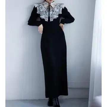 24AW SNIDEL 자수 도킹 원피스