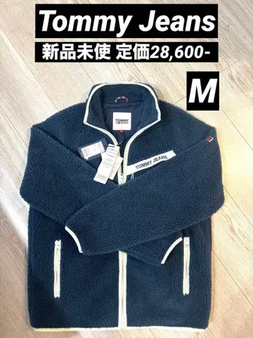 새상품 TOMMY JEANS 타미힐피거 보아 플리스 자켓 네이비