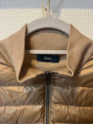 Herno 베이지 다운 자켓