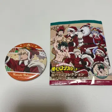 히로아카 바쿠고 카츠키 애니메이트 페어 크리스마스 캔뱃지