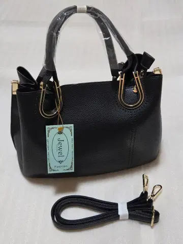 [ 미사용 ] 블랙 핸드백 합성 피혁