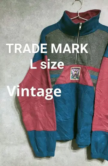 TRADE MARK 상의 트레이닝복 하프 지퍼 스포츠 L 사이즈