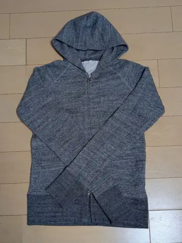 [ 미사용 새상품 ] n100 후드 부착 집업 후드티 그레이