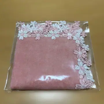 치카자와 레이스 손수건 꽃꽃