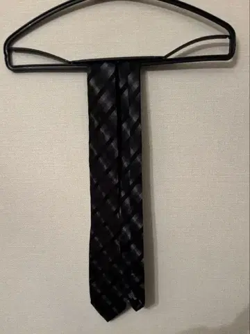 EMPORIO ARMANI 체크 패턴 넥타이