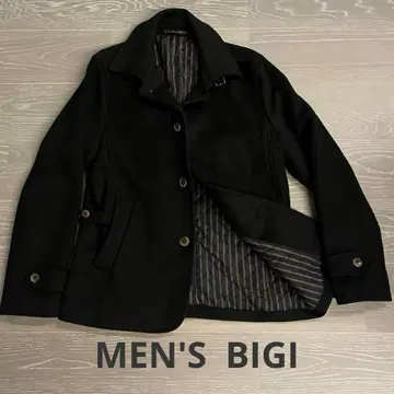 MEN'S BIGI 남성용 비기 피 코트 블랙 03 L 사이즈