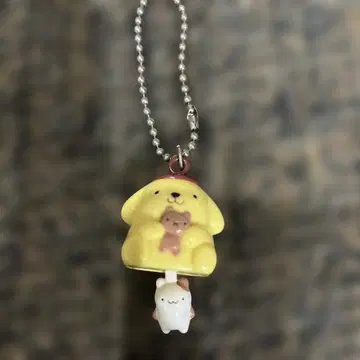 2000 폼폼푸딩 키링 체인 레어