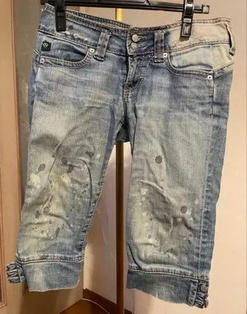 118 ] 셀 폰테인 LAISSE PASSE 25인치 데미지 데님